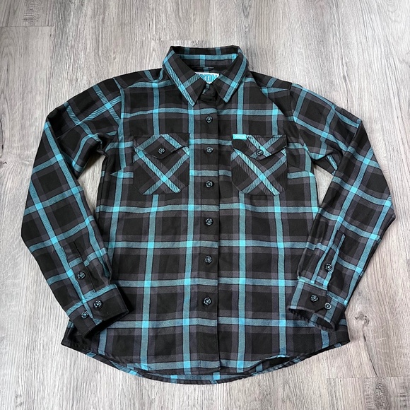 DIXXON Union Square long sleeve button down Women’s M Flannel - Picture 1 of 12
